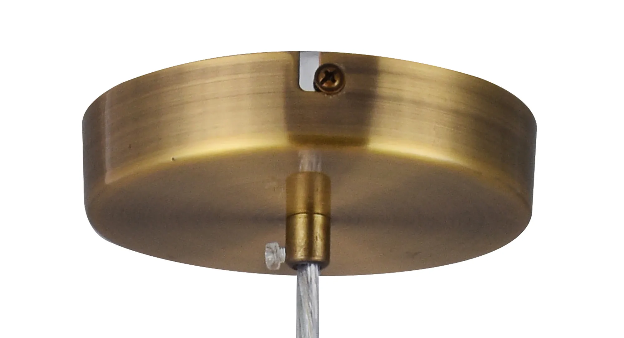 Baymont 50cm 3 Light Pendant Antique Brass, Grey, Frosted Diffuser DK0410  Deco Baymont AB GR